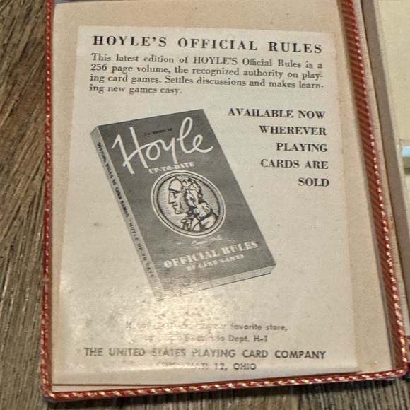 Vintage Hoyle playing cards double deck set Nassau Bahamas souvenir deadstock - Picture 11 of 16